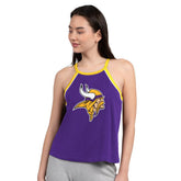 Minnesota Vikings G-III 4Her by Carl Banks Women's Redemption Win Slub Tank Top - Purple Tops
