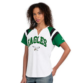 Philadelphia Eagles Starter Women's Game On Notch Neck T-Shirt - White T-shirts