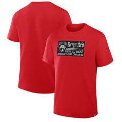 Florida Panthers Back-To-Back Stanley Cup Champions Reign Red T-Shirt - Red | US 203499280