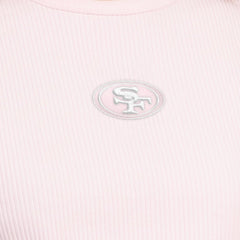 San Francisco 49ers Starter Women's Travel Pastels Cropped Tank - Pastel Pink Tanks