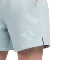 Jacksonville Jaguars Starter Women's Travel Pastels Fleece Short - Pastel Green Shorts