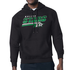 Dallas Stars Starter Logo Push Fleece Hoodie - Black | US 203500309
