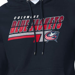 Columbus Blue Jackets Starter Logo Push Fleece Hoodie - Navy | US 203500319