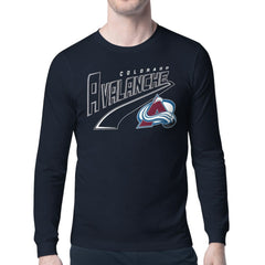 Colorado Avalanche Starter Modern Tailsweep Long Sleeve T-Shirt - Navy | US 203500343