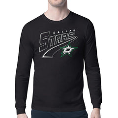 Dallas Stars Starter Modern Tailsweep Long Sleeve T-Shirt - Black | US 203500363