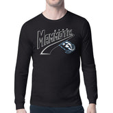 Utah Mammoth Starter Modern Tailsweep Long Sleeve T-Shirt - Black | US 203500364
