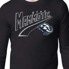 Utah Mammoth Starter Modern Tailsweep Long Sleeve T-Shirt - Black | US 203500364