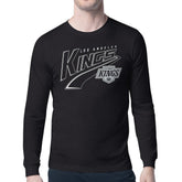 Los Angeles Kings Starter Modern Tailsweep Long Sleeve T-Shirt - Black | US 203500365