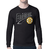 Boston Bruins Starter Modern Tailsweep Long Sleeve T-Shirt - Black | US 203500369