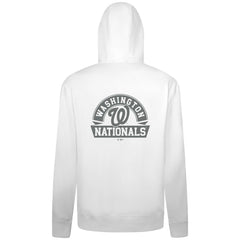 Washington Nationals Levelwear Podium Banner Arch Full-Zip Hoodie - White Hoodies