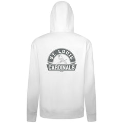 St. Louis Cardinals Levelwear Podium Banner Arch Full-Zip Hoodie - White Hoodies