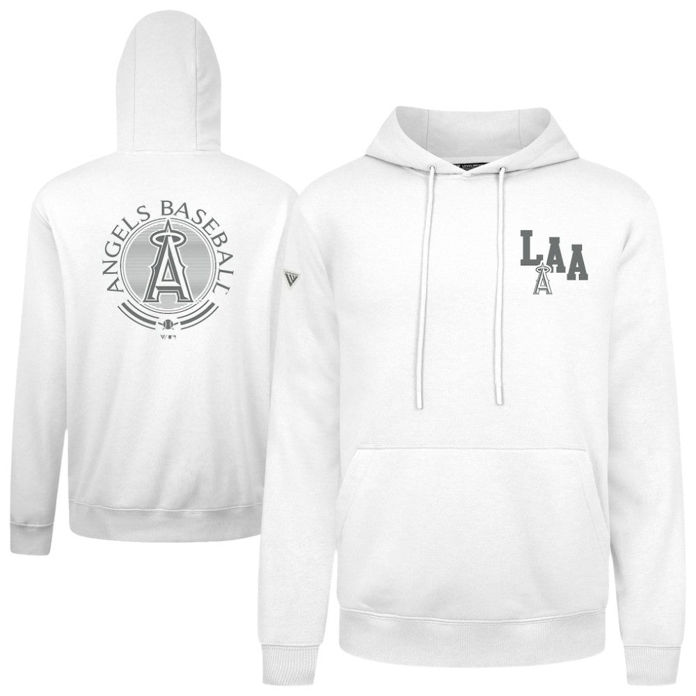Los Angeles Angels Levelwear Podium Grain Hoodie - White Hoodies