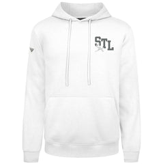 St. Louis Cardinals Levelwear Podium Grain Hoodie - White Hoodies