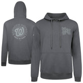 Washington Nationals Levelwear Podium Grain Hoodie - Gray Hoodies