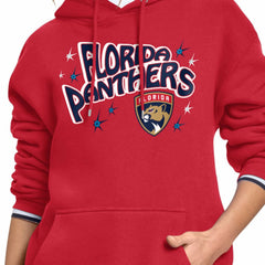 Florida Panthers Starter Women's Fireworks Fleece Hoodie - Red | US 203500695