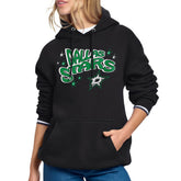 Dallas Stars Starter Women's Fireworks Fleece Hoodie - Black | US 203500696