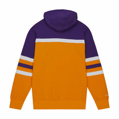 Los Angeles Lakers Head Coach Hoodie Gold/Purple - Mitchell & Ness