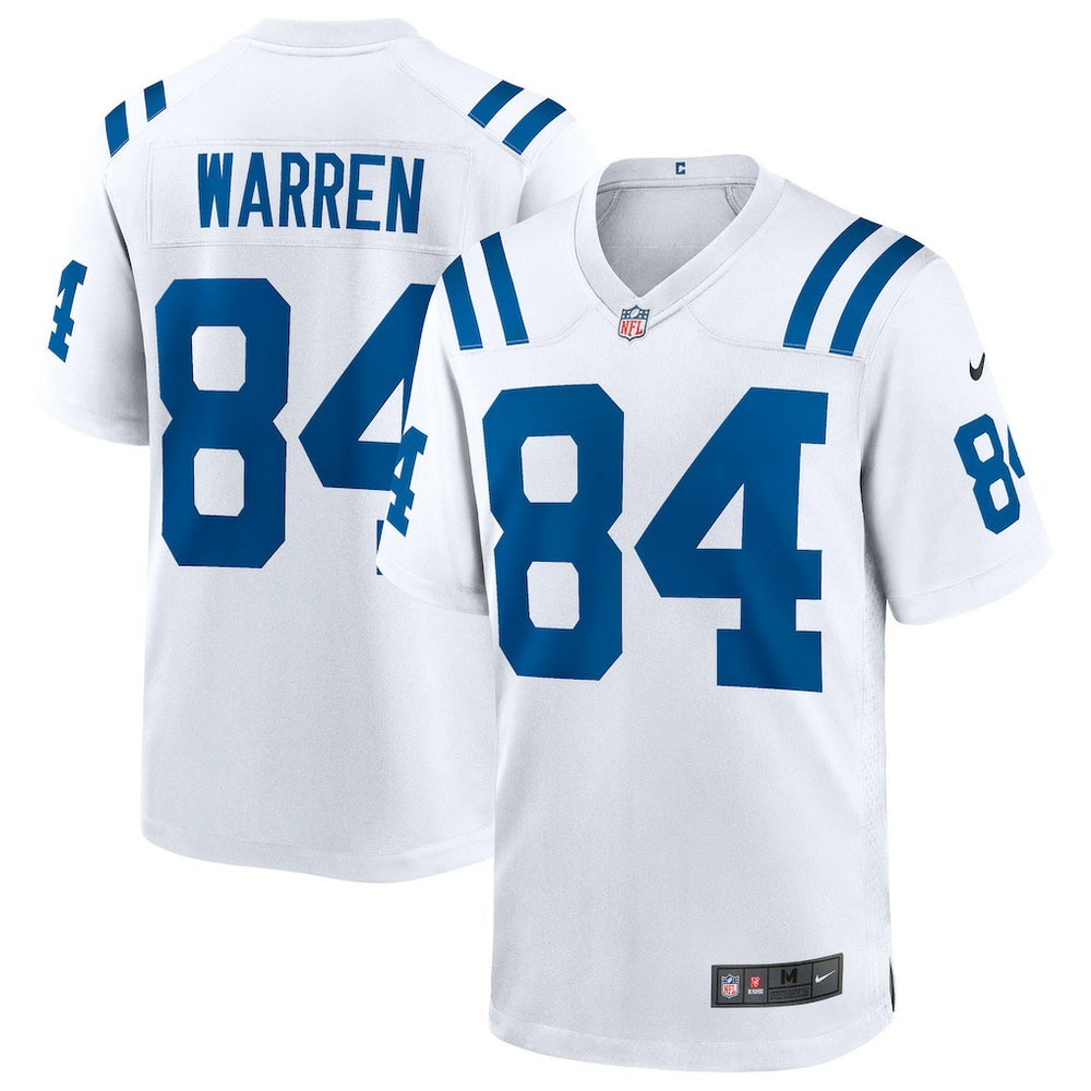 Tyler Warren Indianapolis Colts Game Jersey - White Jerseys