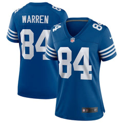 Tyler Warren Indianapolis Colts Women's Alternate Game Jersey - Royal Jerseys