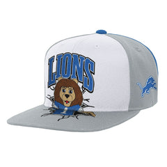 Detroit Lions Youth Team Mascot Snapback Hat - White Hats