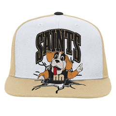 New Orleans Saints Youth Team Mascot Snapback Hat - White Hats