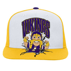 Minnesota Vikings Youth Team Mascot Snapback Hat - White Hats