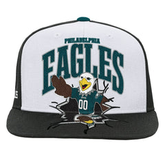 Philadelphia Eagles Youth Team Mascot Snapback Hat - White Hats