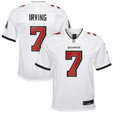 Bucky Irving Tampa Bay Buccaneers Youth White Game Jersey - White Jerseys