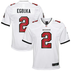Emeka Egbuka Tampa Bay Buccaneers Youth White Game Jersey - White Jerseys