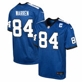 Tyler Warren Indianapolis Colts Youth Alternate 2 Game Jersey - Royal Jerseys
