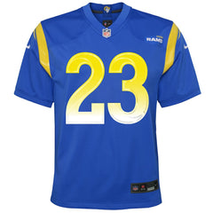 Kyren Williams Los Angeles Rams Youth Team Game Jersey - Royal Jerseys