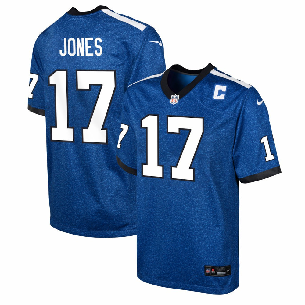 Daniel Jones Indianapolis Colts Youth Alternate 2 Game Jersey - Royal Jerseys