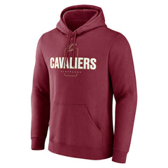 Cleveland Cavaliers Center Court Name & Number Custom Hoodie Wine