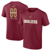 Cleveland Cavaliers Center Court Name & Number Custom T-Shirt Wine outlet