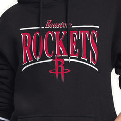 Houston Rockets Starter Women's Arch Stripe Fleece Hoodie Black