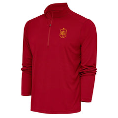 Spain National Team Antigua Statement Quarter-Zip Pullover Red