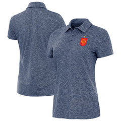 Spain National Team Antigua Women's Triple Shot Polo Heather Navy