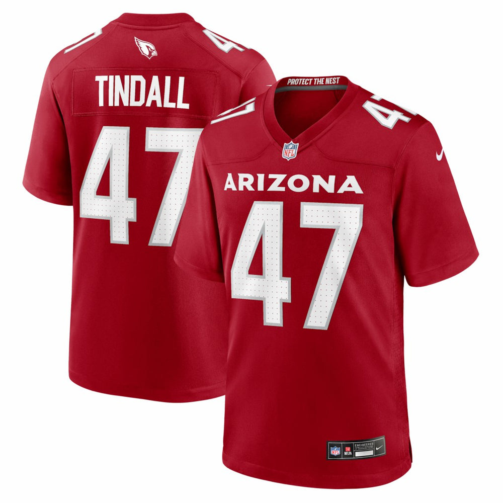 Channing Tindall Arizona Cardinals Team Game Jersey - Cardinal Jerseys