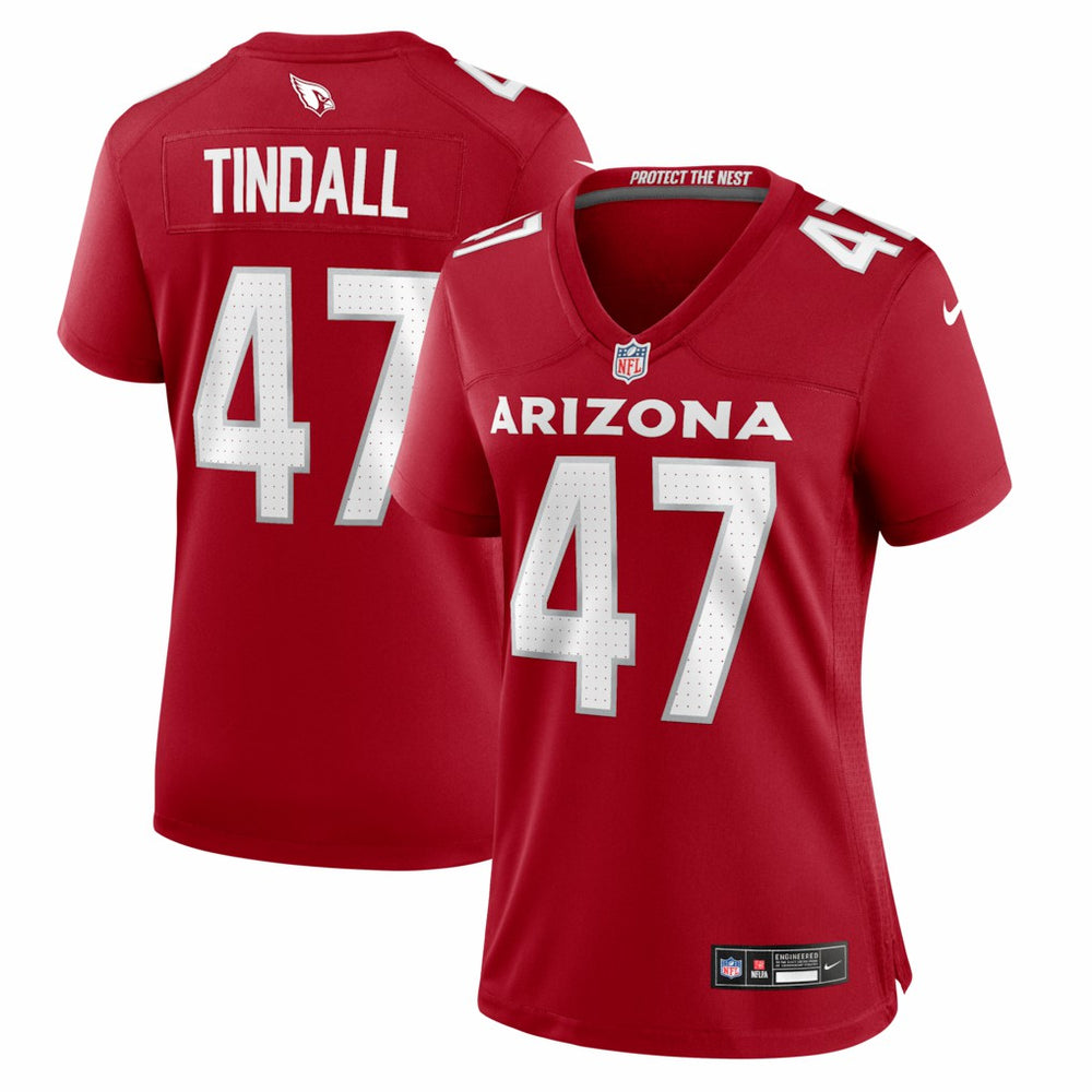 Channing Tindall Arizona Cardinals Women's Team Game Jersey - Cardinal Jerseys