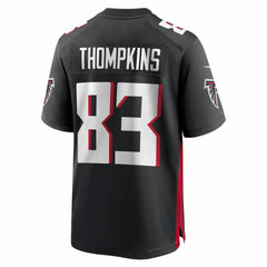 Deven Thompkins Atlanta Falcons Team Game Jersey - Black Jerseys