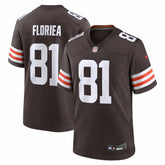 Luke Floriea Cleveland Browns Team Game Jersey - Brown Jerseys