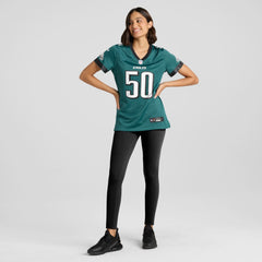 Lance Dixon Philadelphia Eagles Women's Team Game Jersey - Midnight Green Jerseys
