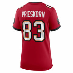 Caden Prieskorn Tampa Bay Buccaneers Women's Team Game Jersey - Red Jerseys