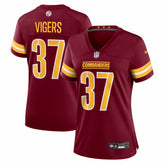 Car'lin Vigers Washington Commanders Women's Team Game Jersey - Burgundy Jerseys