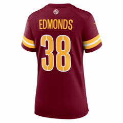 Chase Edmonds Washington Commanders Women's Team Game Jersey - Burgundy Jerseys
