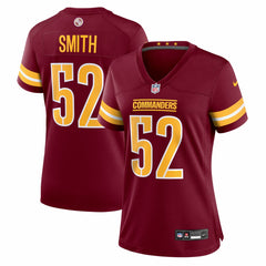 Preston Smith Washington Commanders Women's Team Game Jersey - Burgundy Jerseys