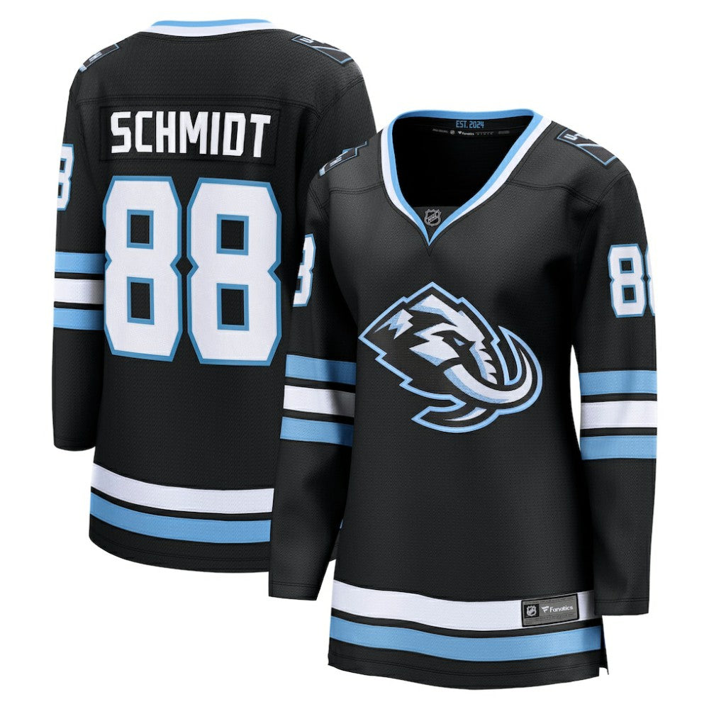 Nate Schmidt Utah Mammoth Fanatics Women's Home Breakaway Player Jersey - Black | US 203513296
