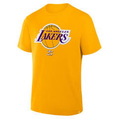 LeBron James Los Angeles Lakers In The Paint Name & Number T-Shirt Gold - Fanatics