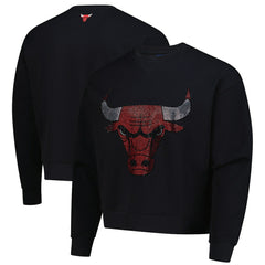 Chicago Bulls Terez Unisex Oversized Gemstone Logo Sweatshirt Black outlet