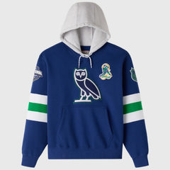 Vancouver Canucks OVO x NHL Fleece Hoodie - Blue | US 203514867
